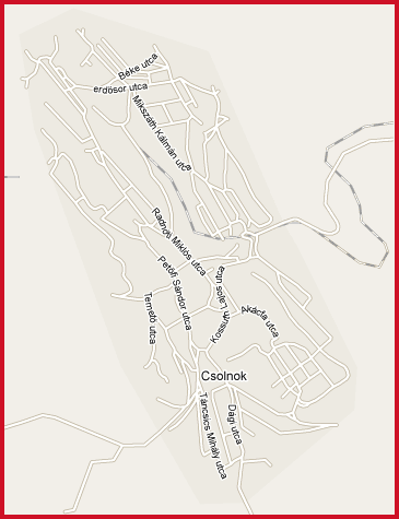 Map of Csolnok
